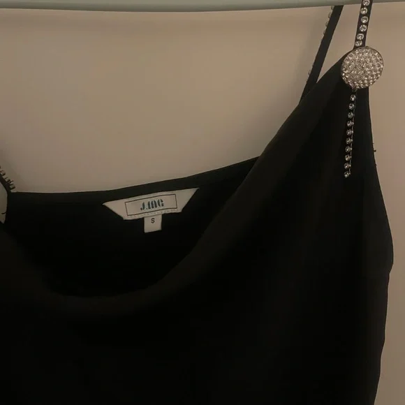 J.ING Sleek Black Mini Dress - Picture 4 of 6